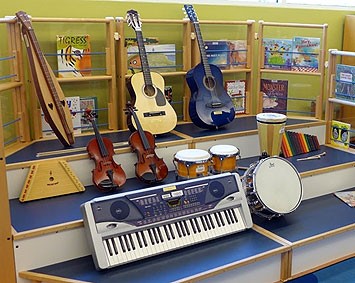 Musical instruments patrons can check out at Palm Harbor Library