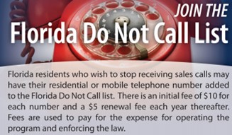 Join the Florida Do Not Call List